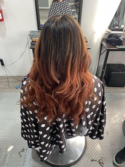 Red Deer Hair, beautiful copper ombré